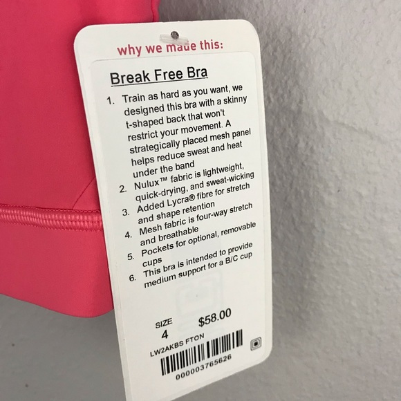 Lululemon • Break Free Bra - Picture 4 of 6